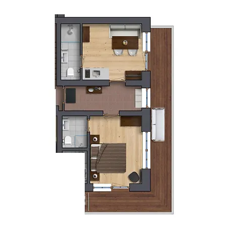Apartmán Residenz Am Lech Hinterellenbogen
